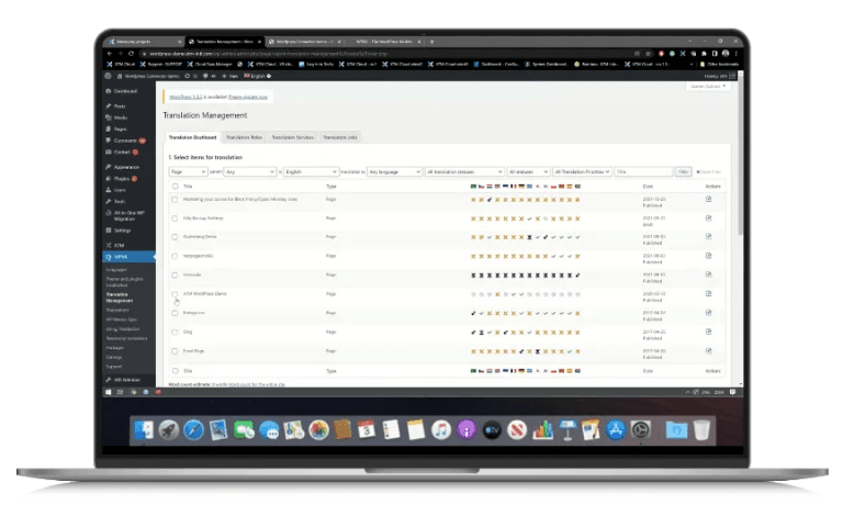 Localise WordPress websites, blogs, and eCommerce content with MYL Cloud workflows and bulk content tools.