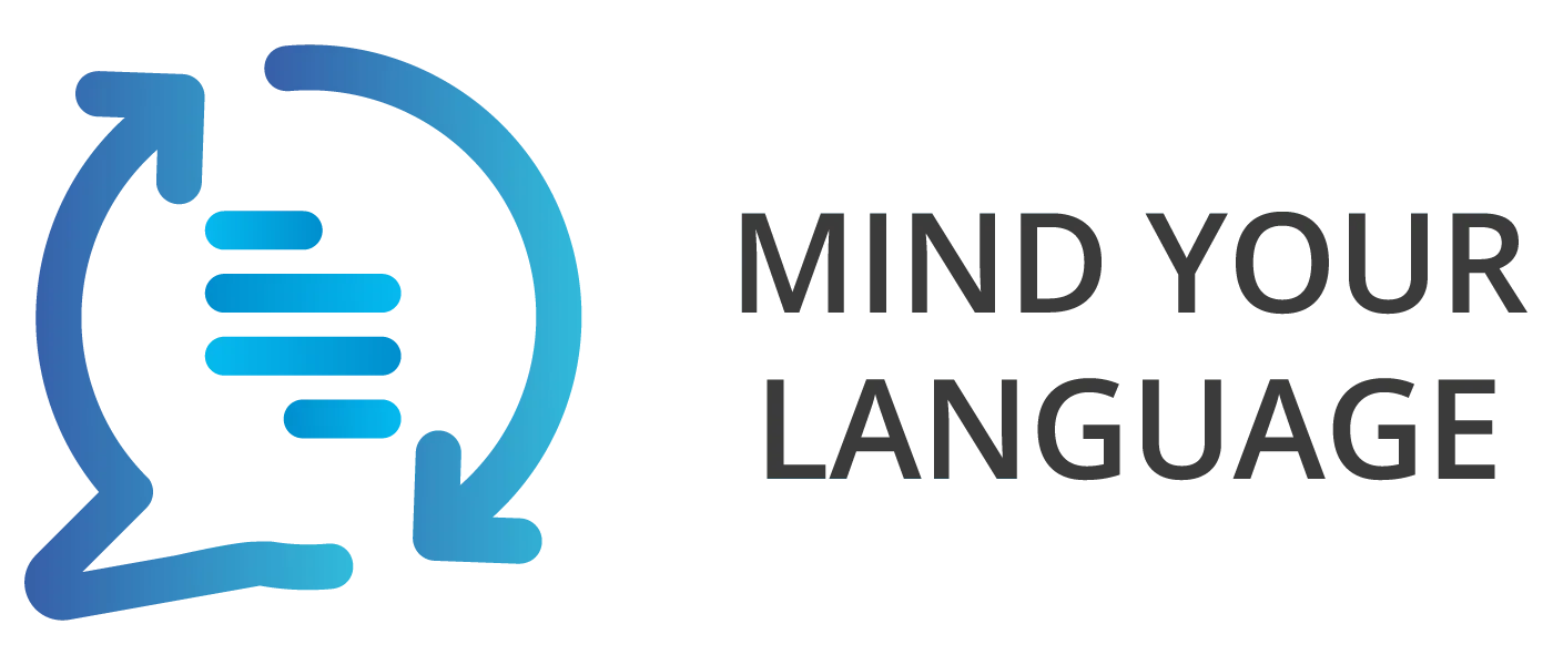 Mind Your Language company logo, an enterprise-ready language platform for copywriting, editing and translation.